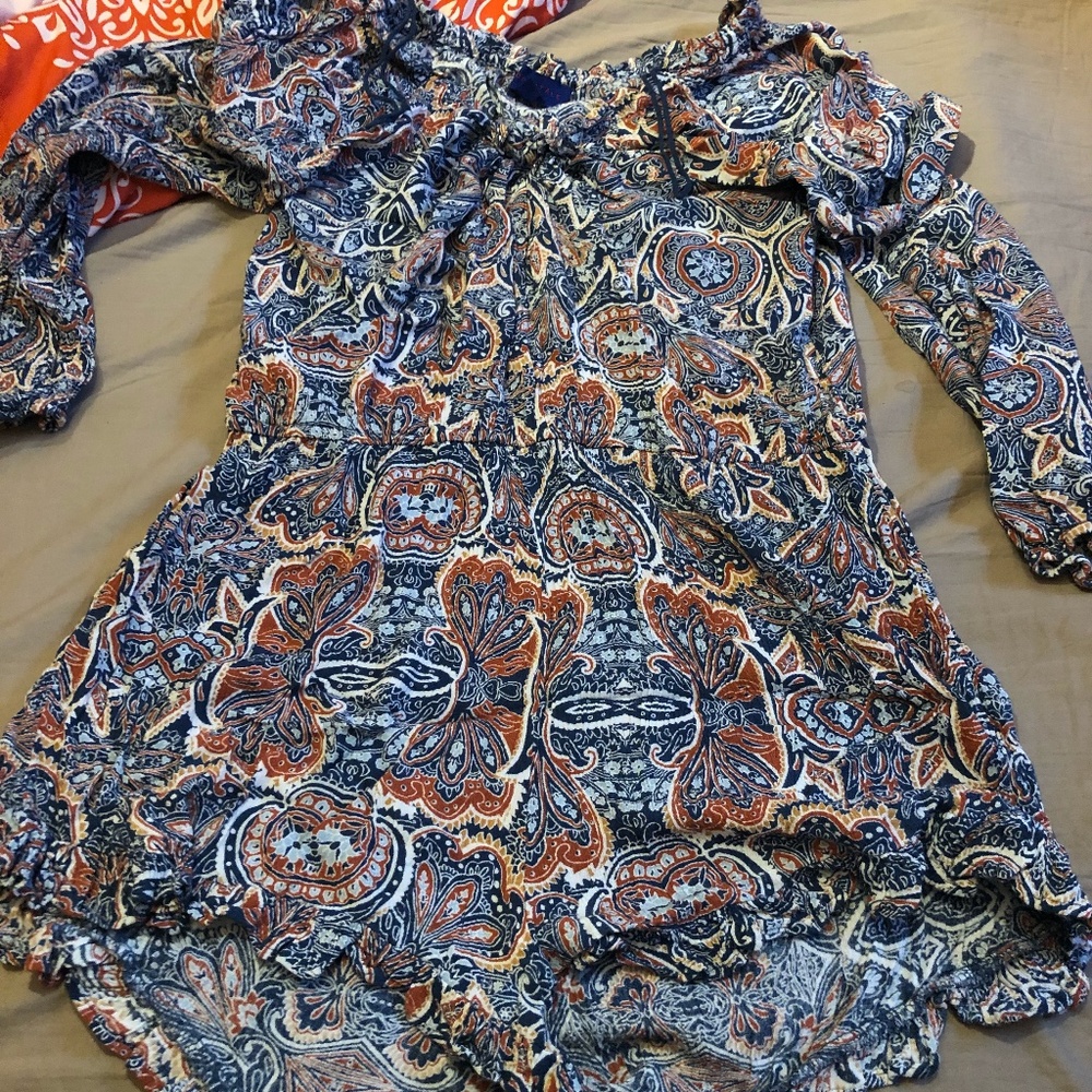 Patterned Romper